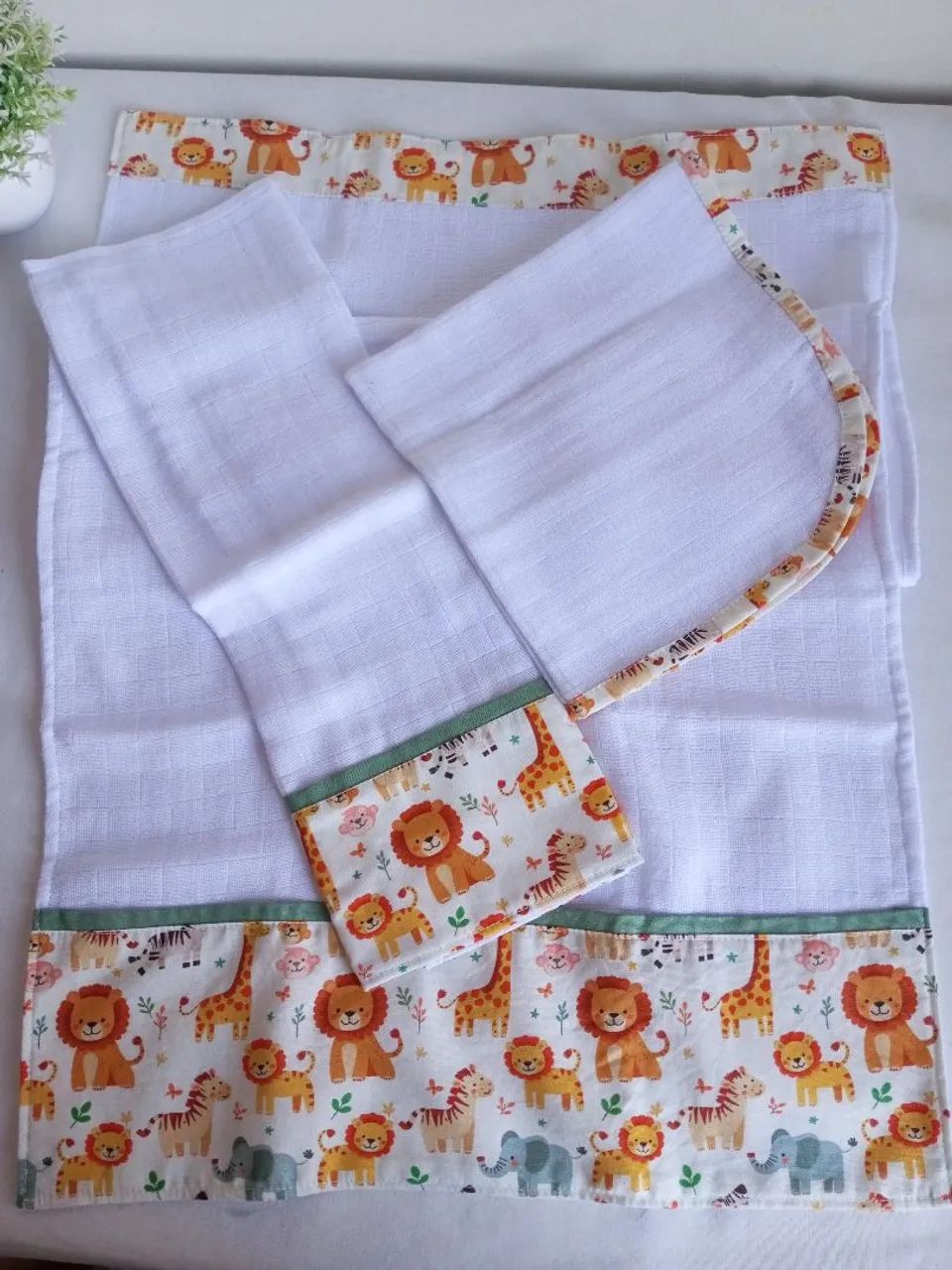 KIT 3 peças enxoval de bebê 