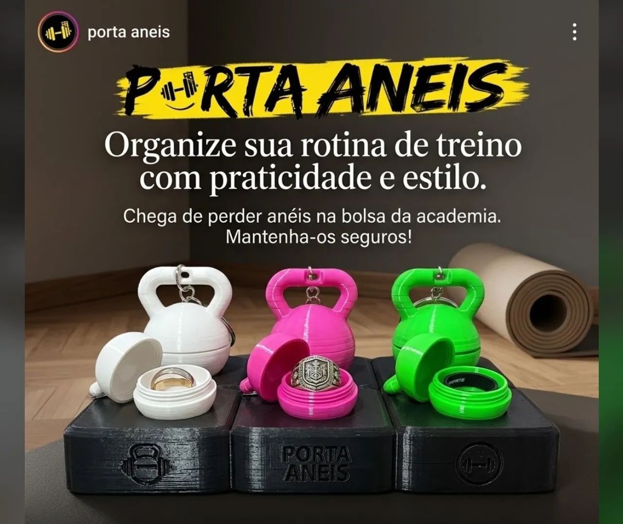  Chaveiro porta aliança 