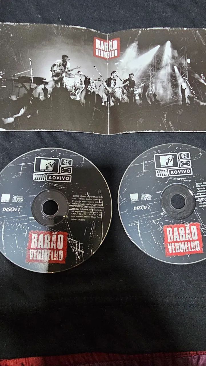 CD Barão Vermelho MTV Ao vivo - DUPLO