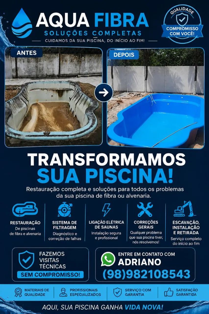 PISCINA DE FIBRA