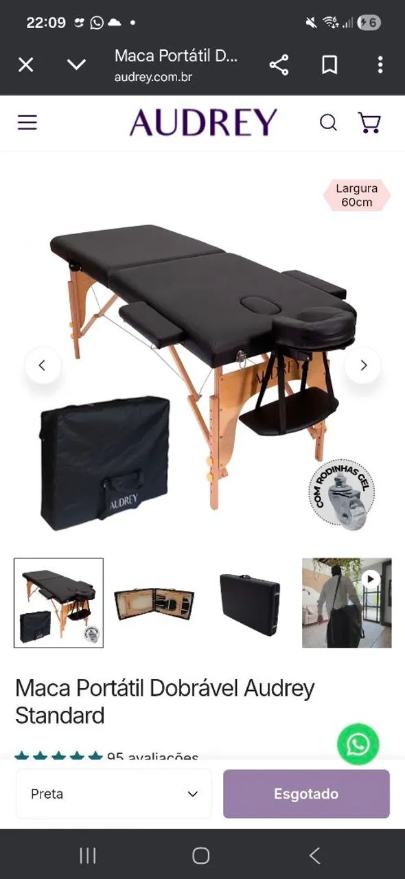 Maca Audrey nova na caixa 