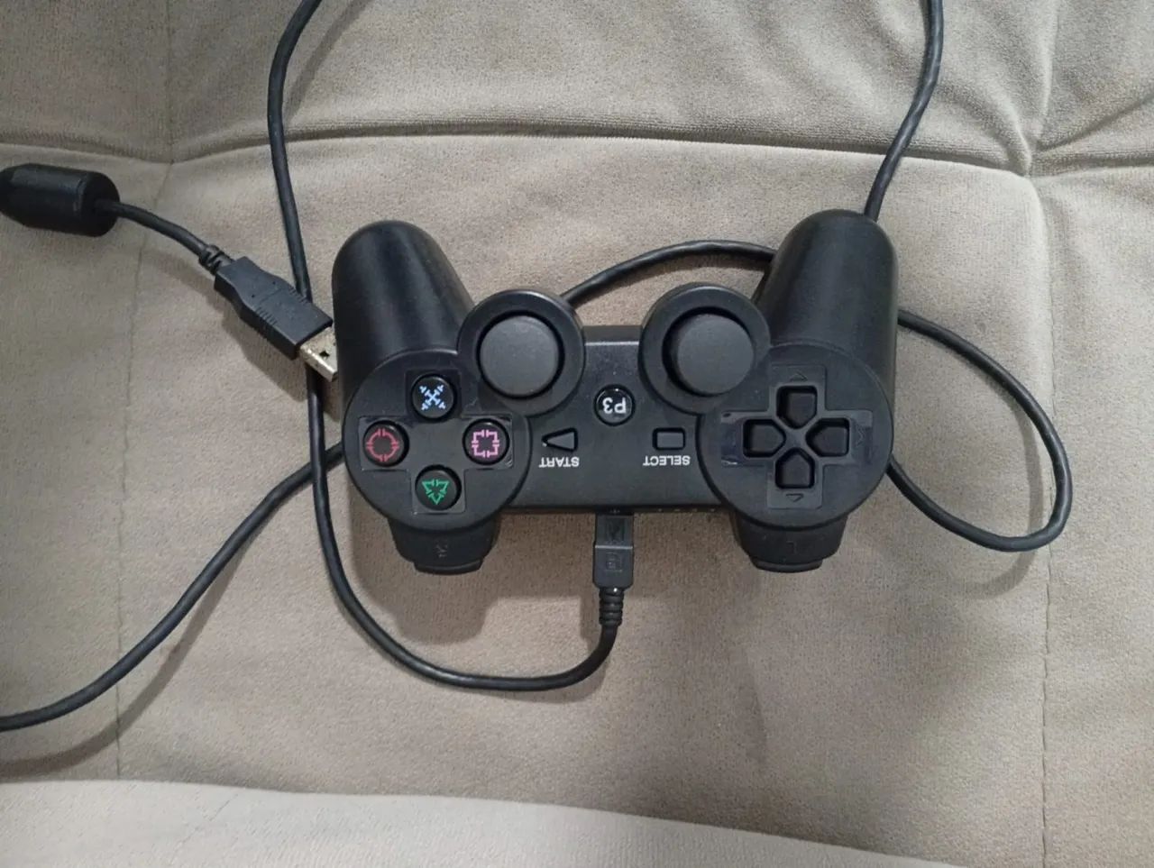 PS3 slim com jogos - Foto 4