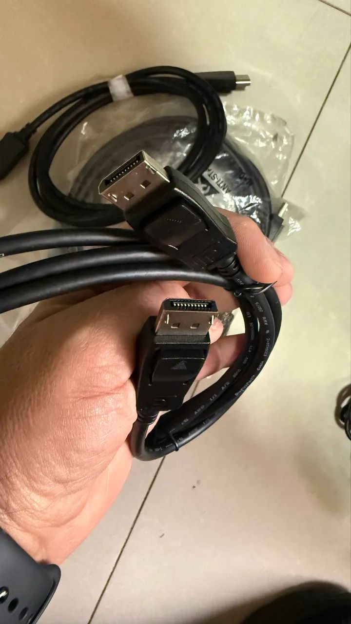 Cabos DP , Cabo impressora, Cabo VGA e Cabo Power - Foto 4