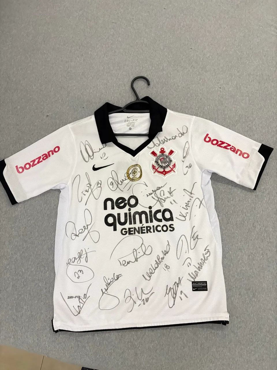 Camisa Corinthians autografada 
