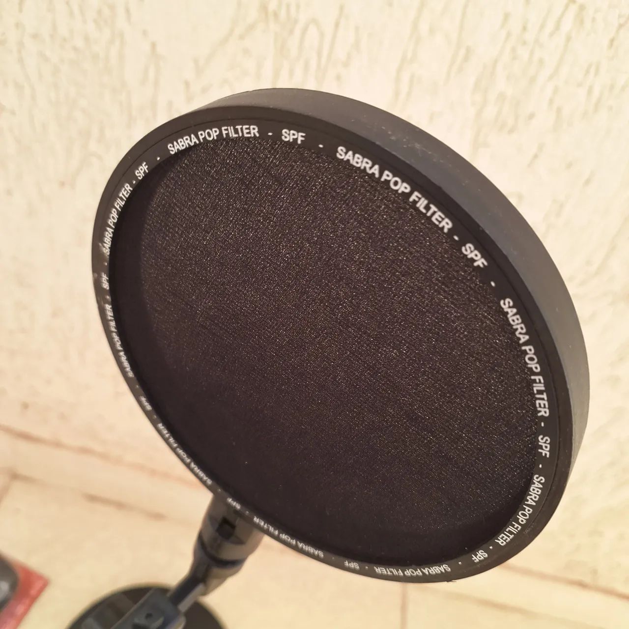 Suporte para microfone Vector com pop filter Sabra - Foto 3