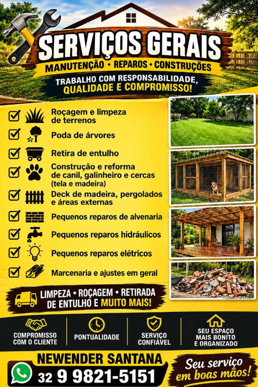 Serviços de limpeza 