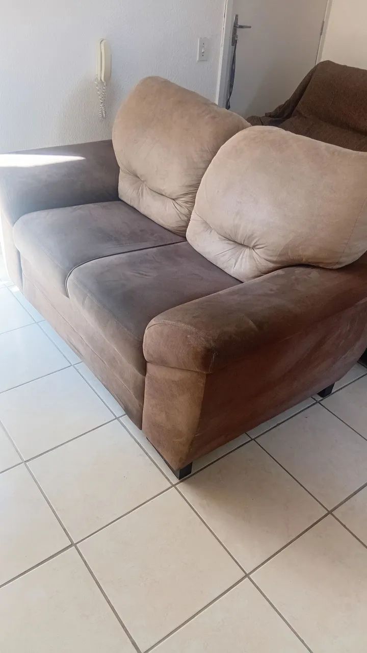 Sofá sued 2 lugares valor R$200 - Foto 5