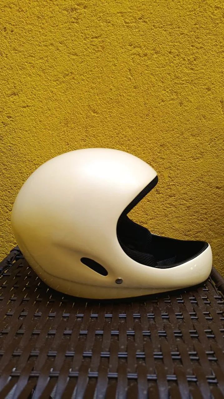 Capacete Full Face Branco Pérola Tamanho L 59-60 - Novo - Foto 3