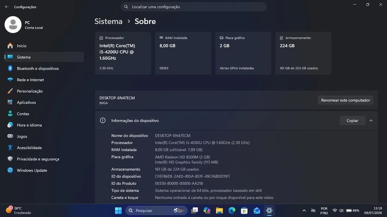 Notebook Lenovo com placa de Vídeo ? - Foto 3