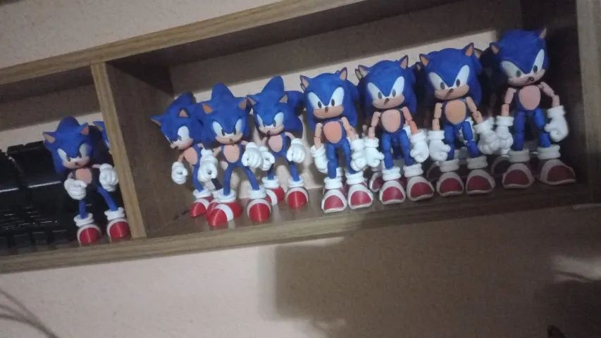 Boneco Sonic 3D - Coleção Articulado - Foto 2