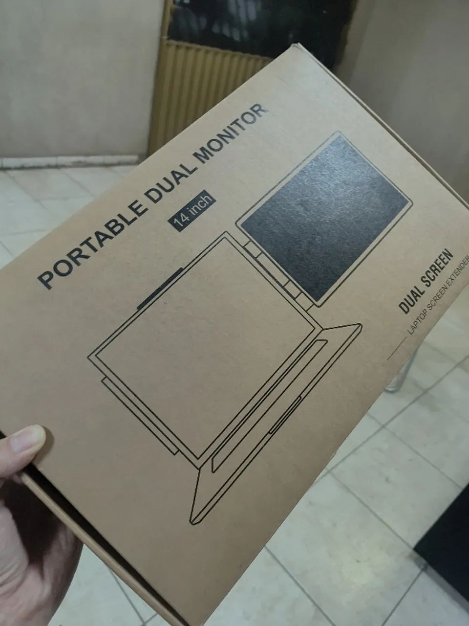 Monitor Portátil 14 Polegadas Extensor Segunda Tela Para Notebook 2K Som Embutido - Foto 2