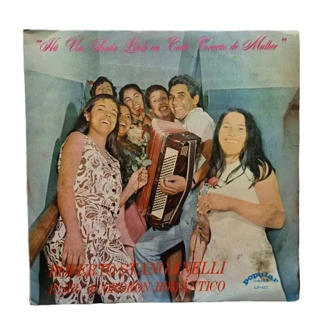 * DISCO LP "HÁ UM SONHO LINDO EM CADA CORAÇÃO DE MULHER" Roberto Stanganelli e seu acordeo