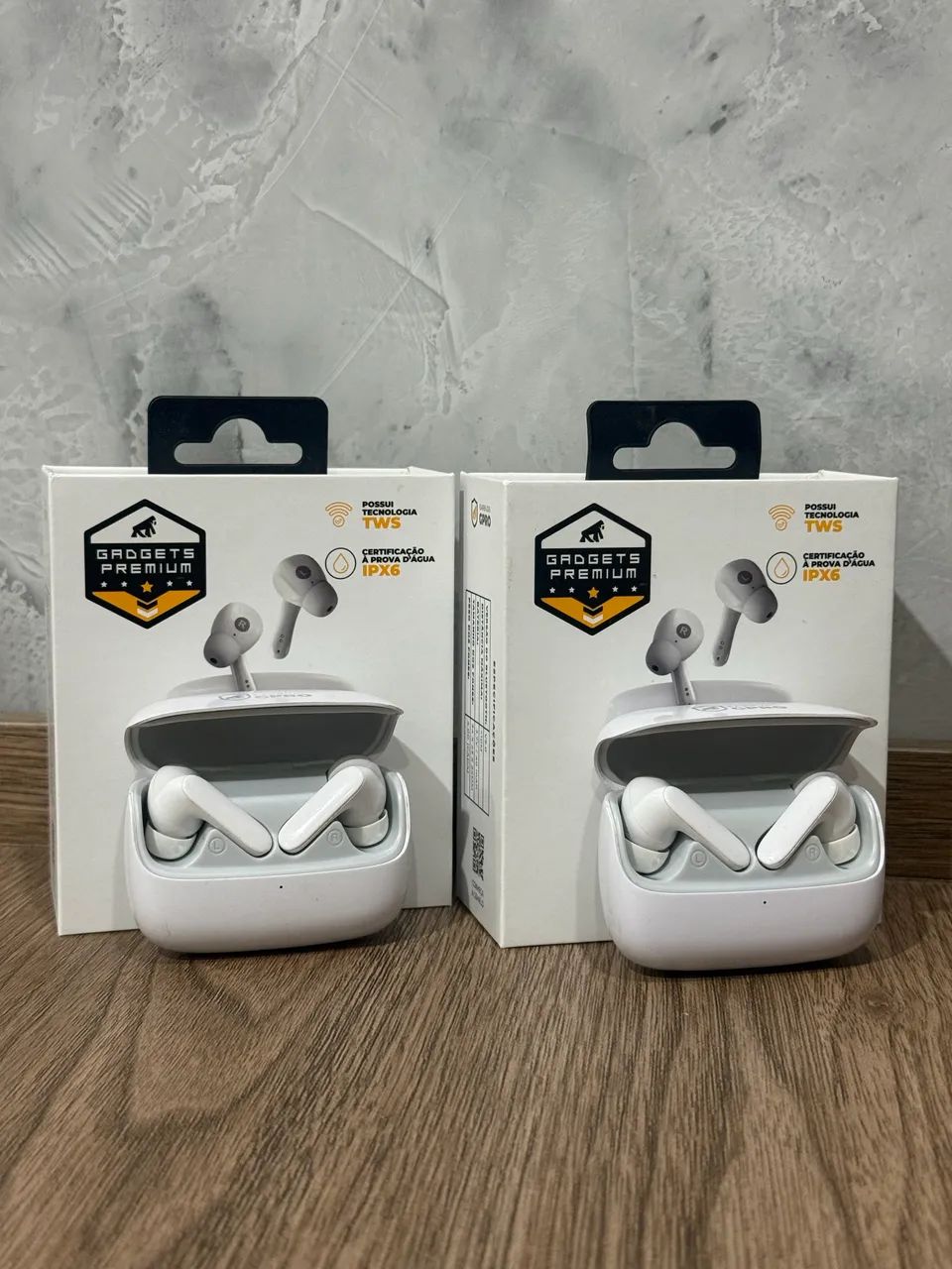 Kit 2 Fones Earbuds Gpro 
