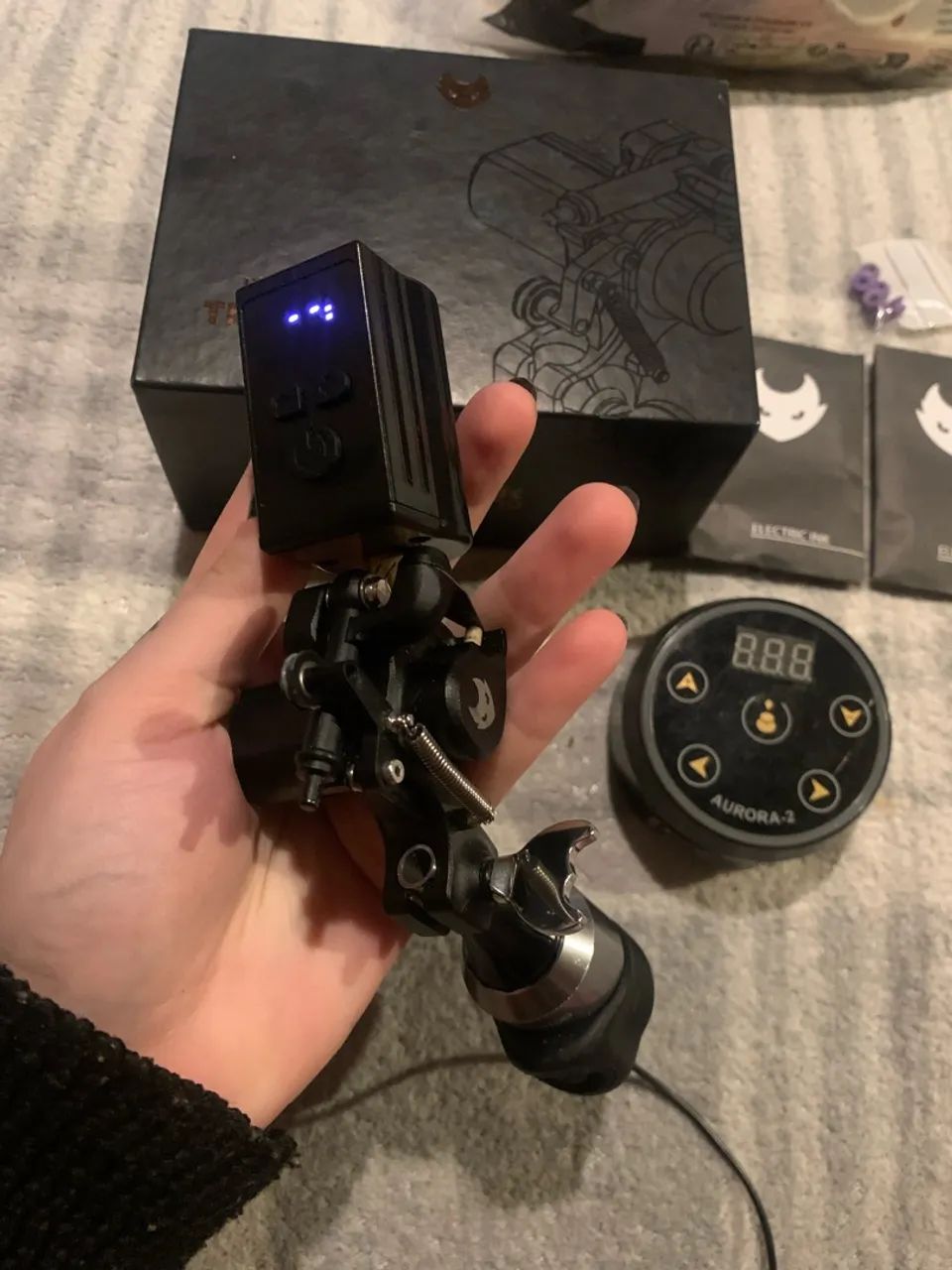 Transverse nano com bateria e grip adaptador de cartucho - Foto 3