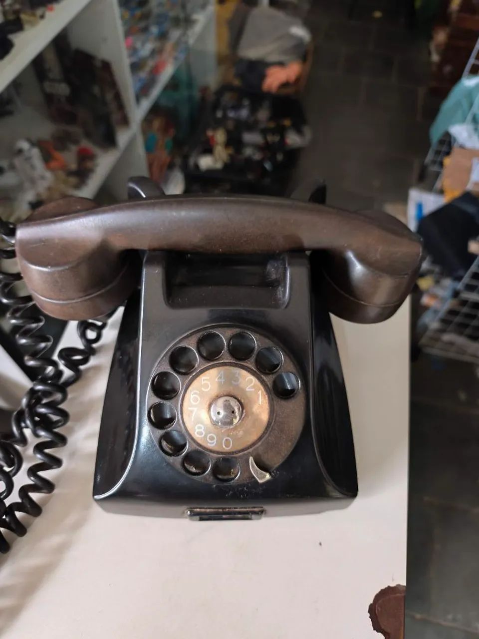 Telefone Preto antigo década 60 - Foto 4