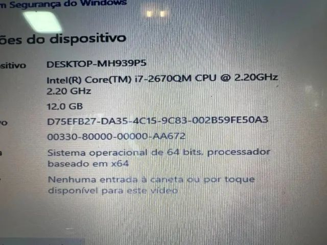 NOTBOOK HP i7 de 17 polegadas (usado funcionando) - Foto 2