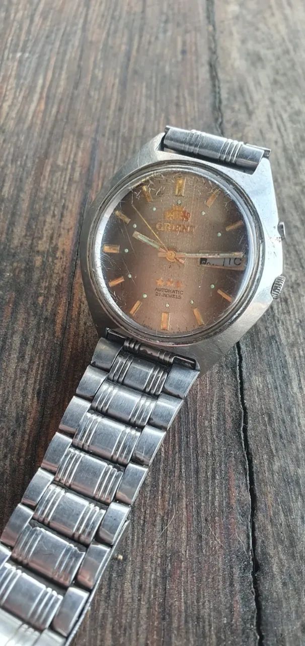 Relógio Orient Automático Vintage - 21 Jewels - Clássico - Foto 3
