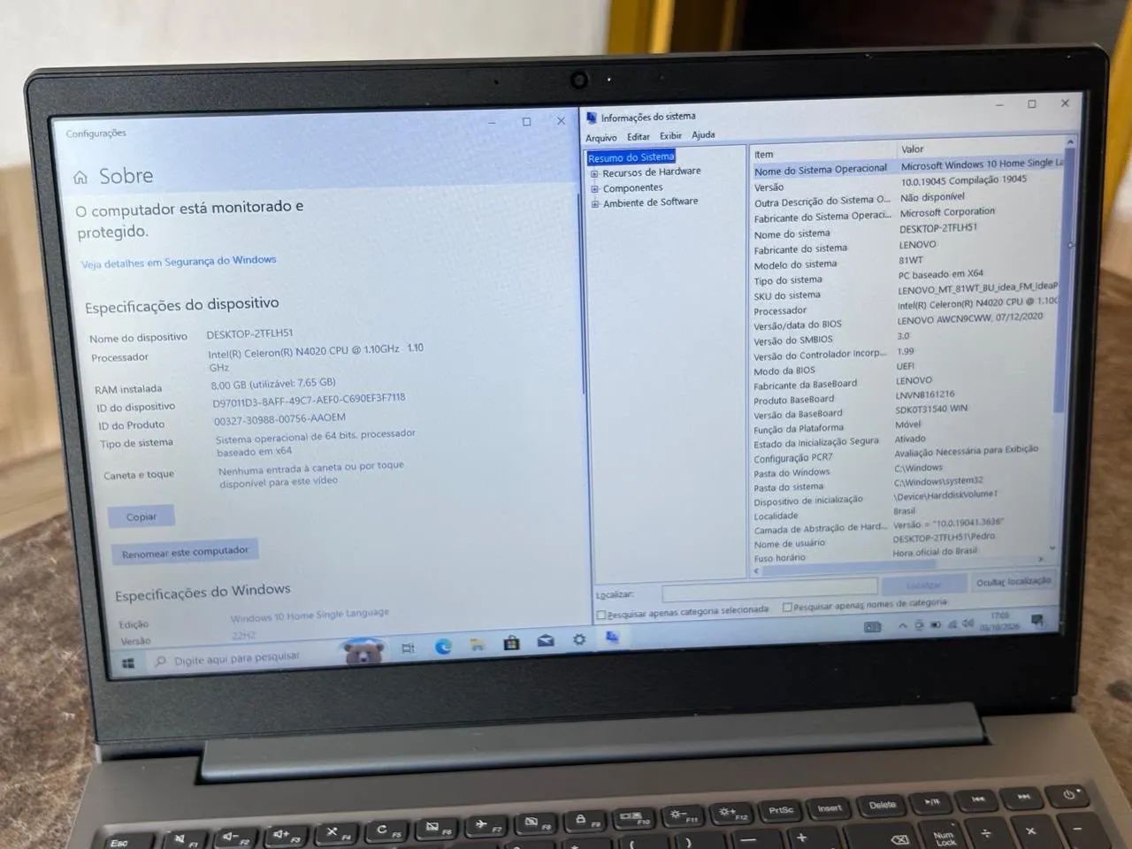 Notebook Lenovo Ideapad S145 (Mouse como Brinde) - Foto 4