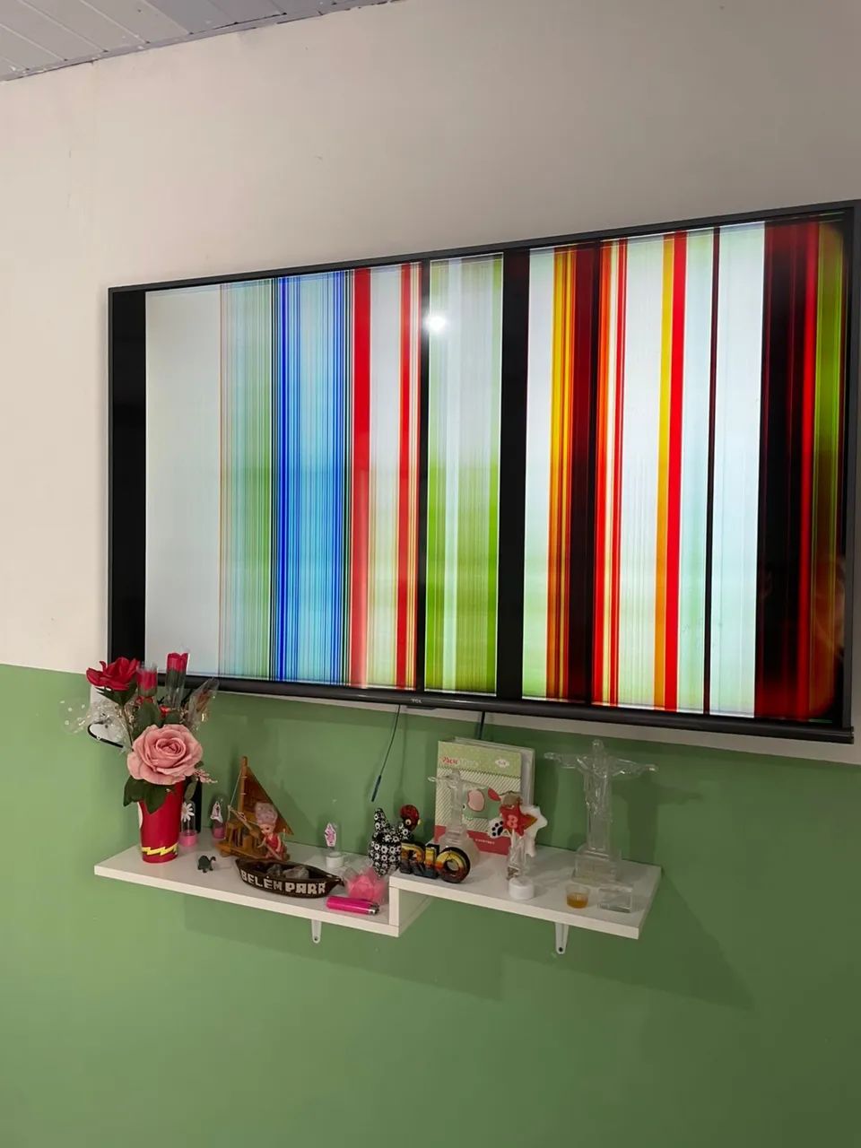 tv com defeito 