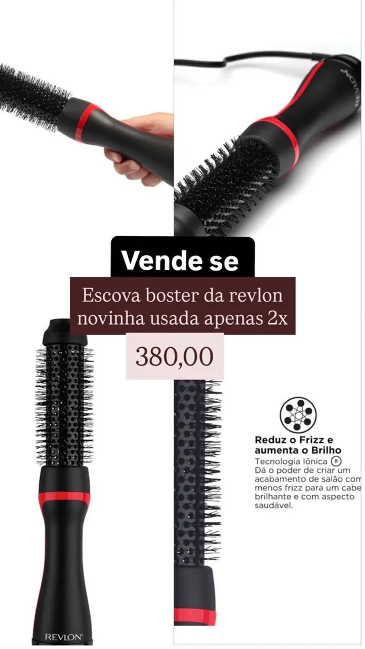 Escova modeladora e secadora 