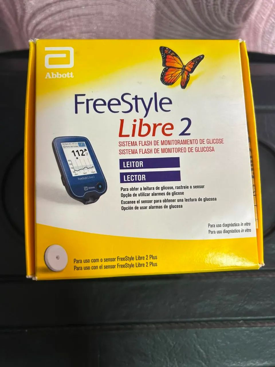 Leitor FreeStyle Libre 2 Abbott - Novo na Caixa - Foto 3