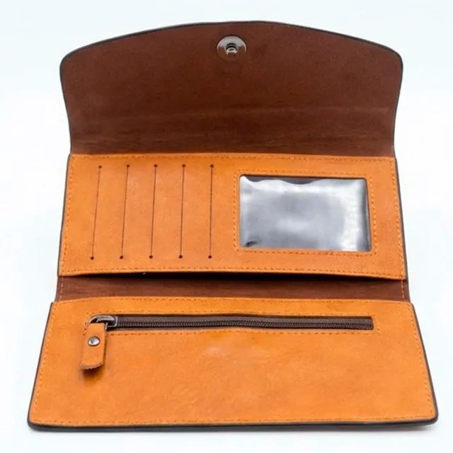 Carteira Marrom Couro - Foto 3