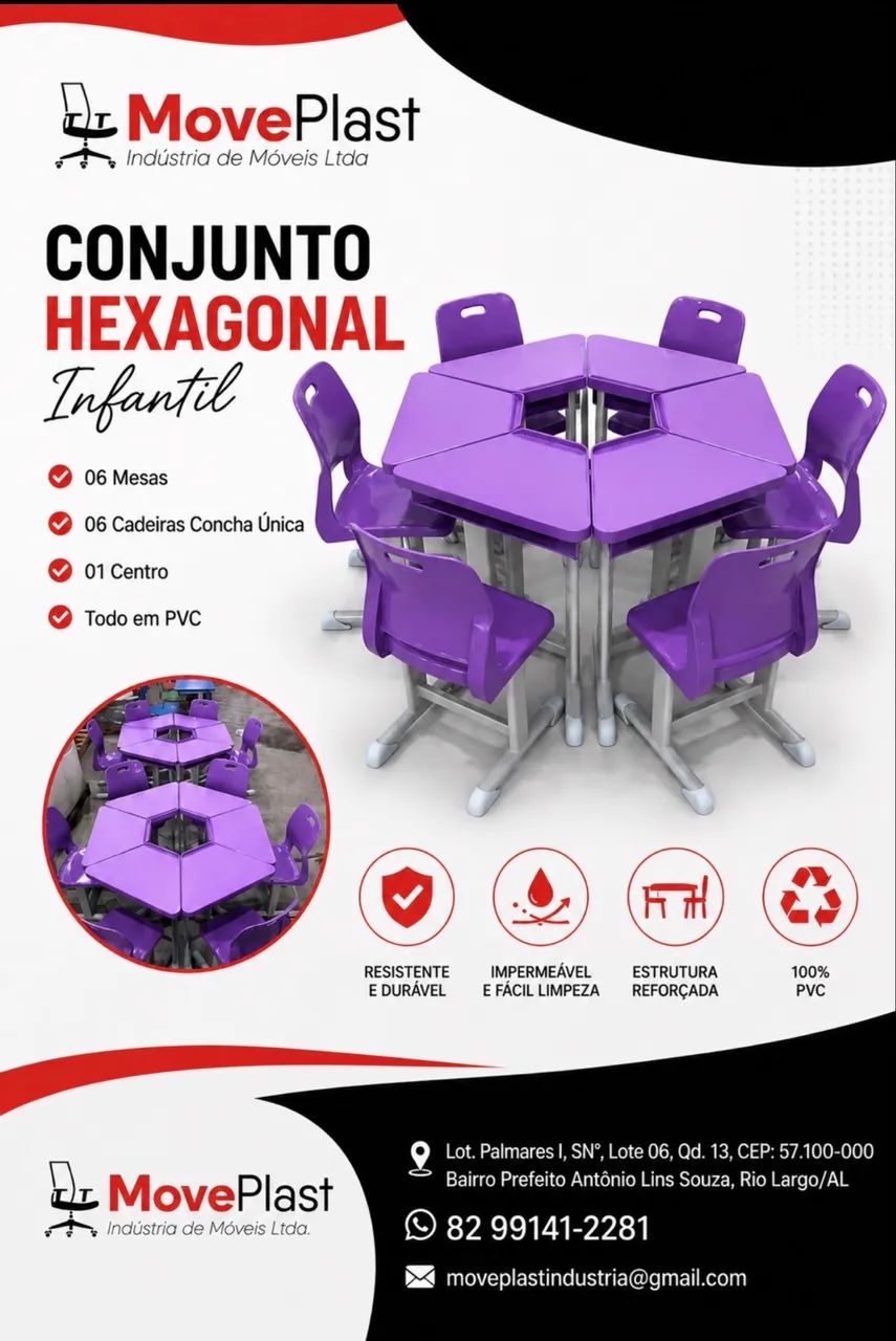 Cadeiras escolares 