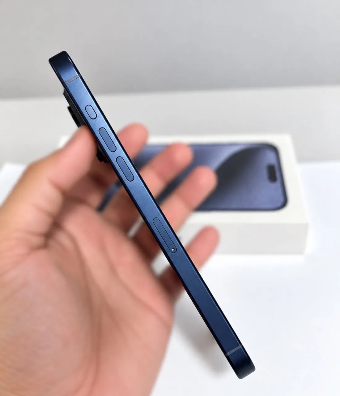 iPhone 15 Pro Max 256 GB - Azul Titânio. - Foto 4