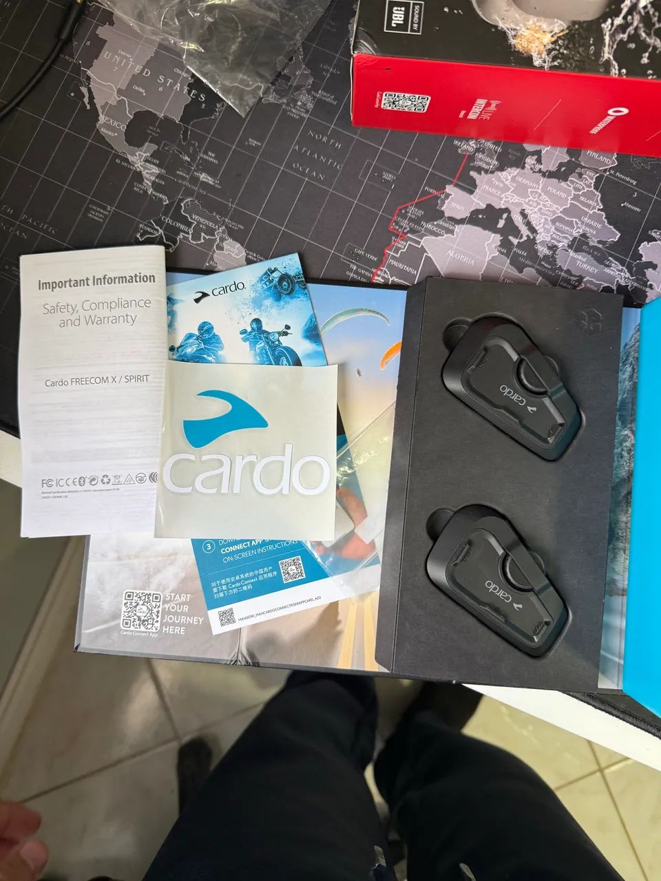 Intercomunicador Capacete Cardo Freecom 2x Duo Par - Foto 4