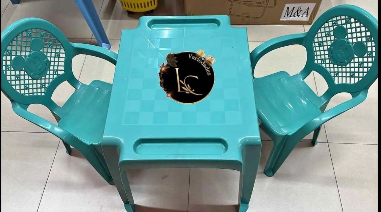 CONJUNTO DE MESA INFANTIL  - Foto 2