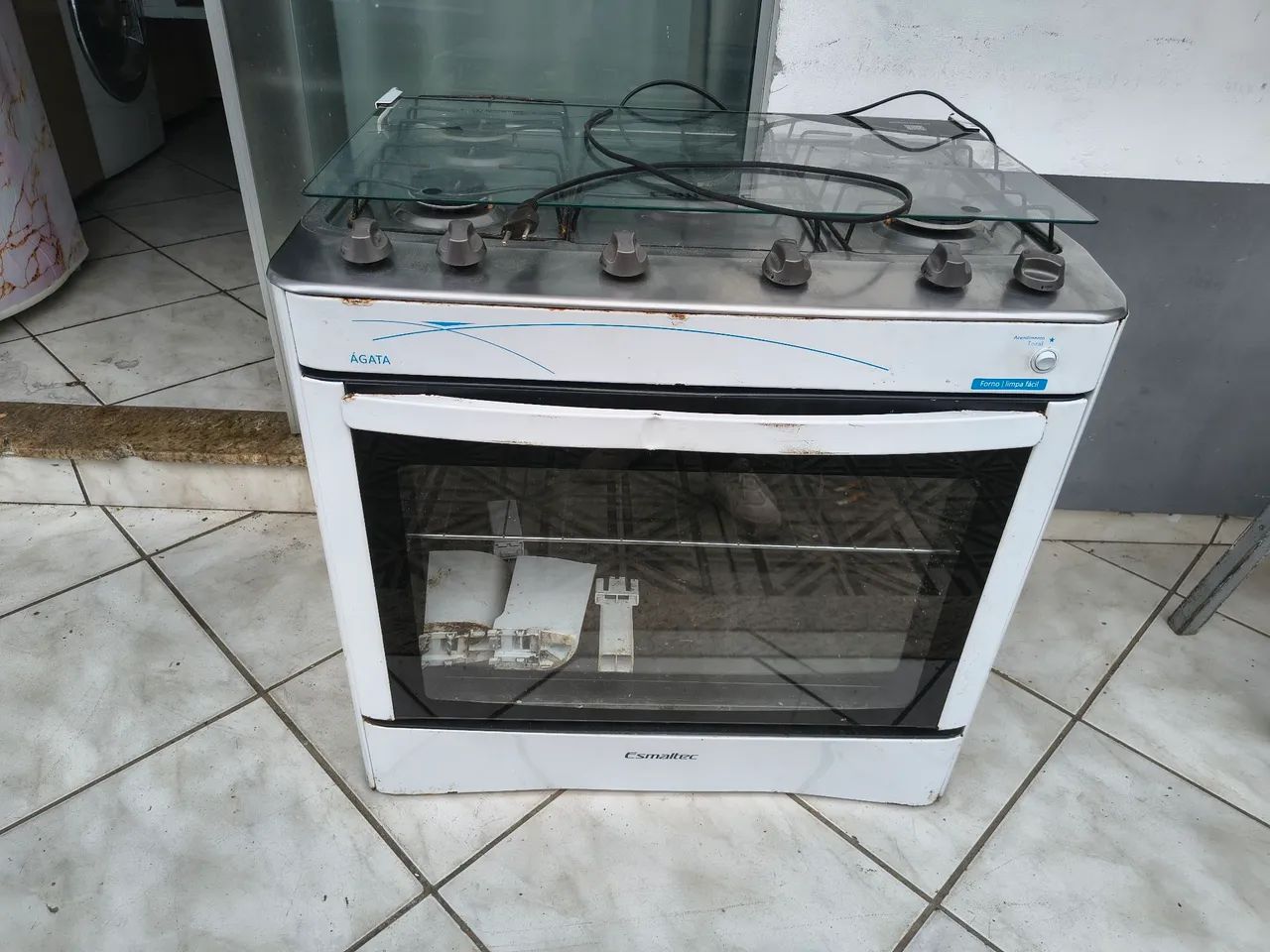 Fogão 5 bocas branco  - Foto 2
