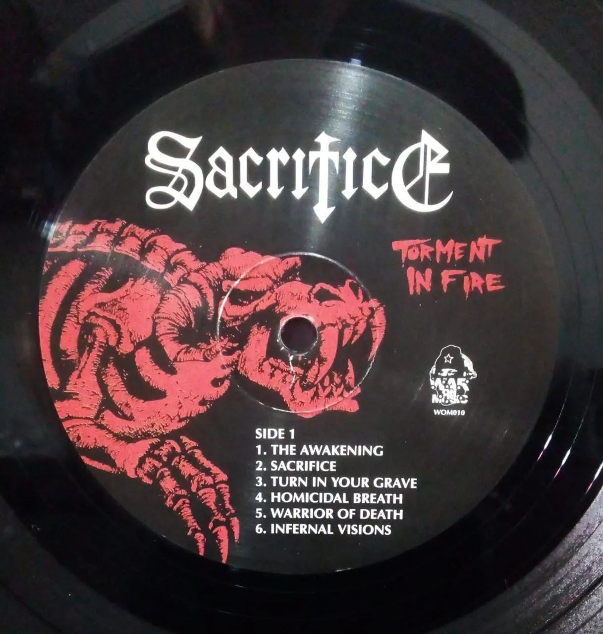 Sacrifice - Torment in Fire LP 2010 importado novíssimo! Razor