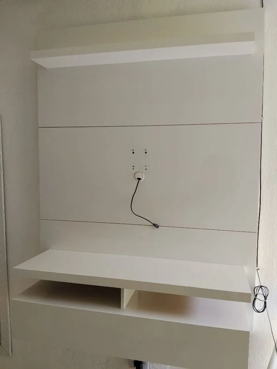 Rack painel tv branco 