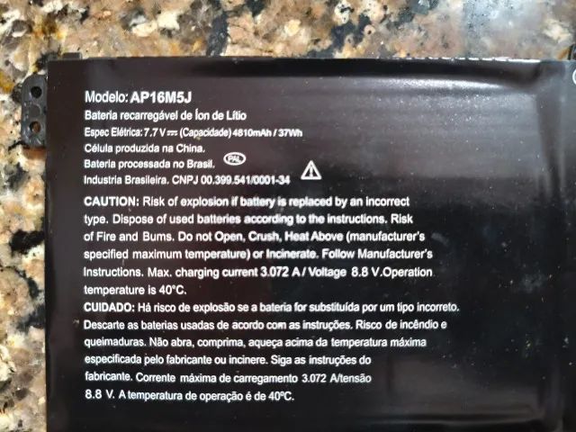 Bateria Notebook Acer Aspire ES1 - Foto 3