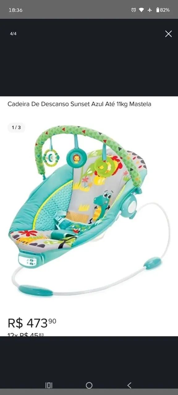 Cadeira de massagem para bebê  - Foto 4