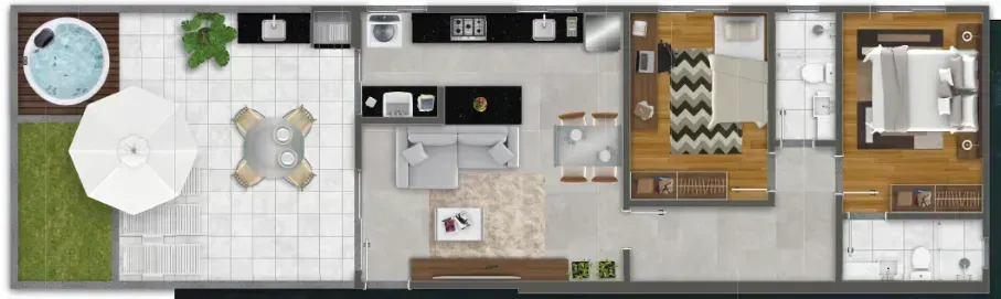 PLANTA 121m²