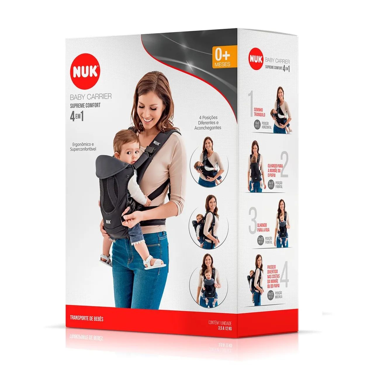 Canguru Baby Carrier Supreme 4 em 1 - NUK - Foto 2