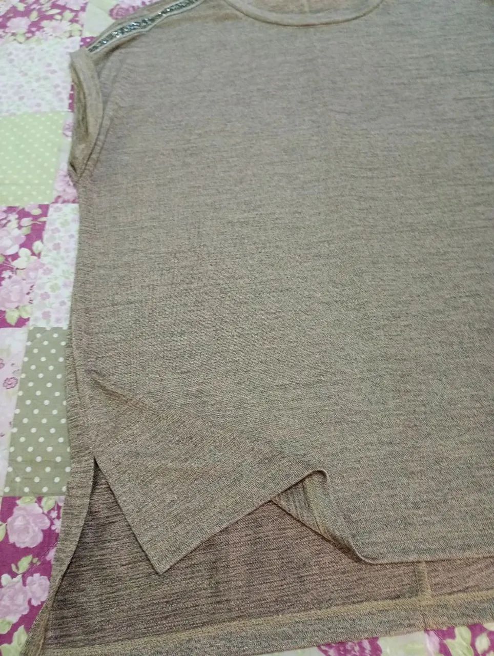Blusa feminina manga curta  - Foto 3