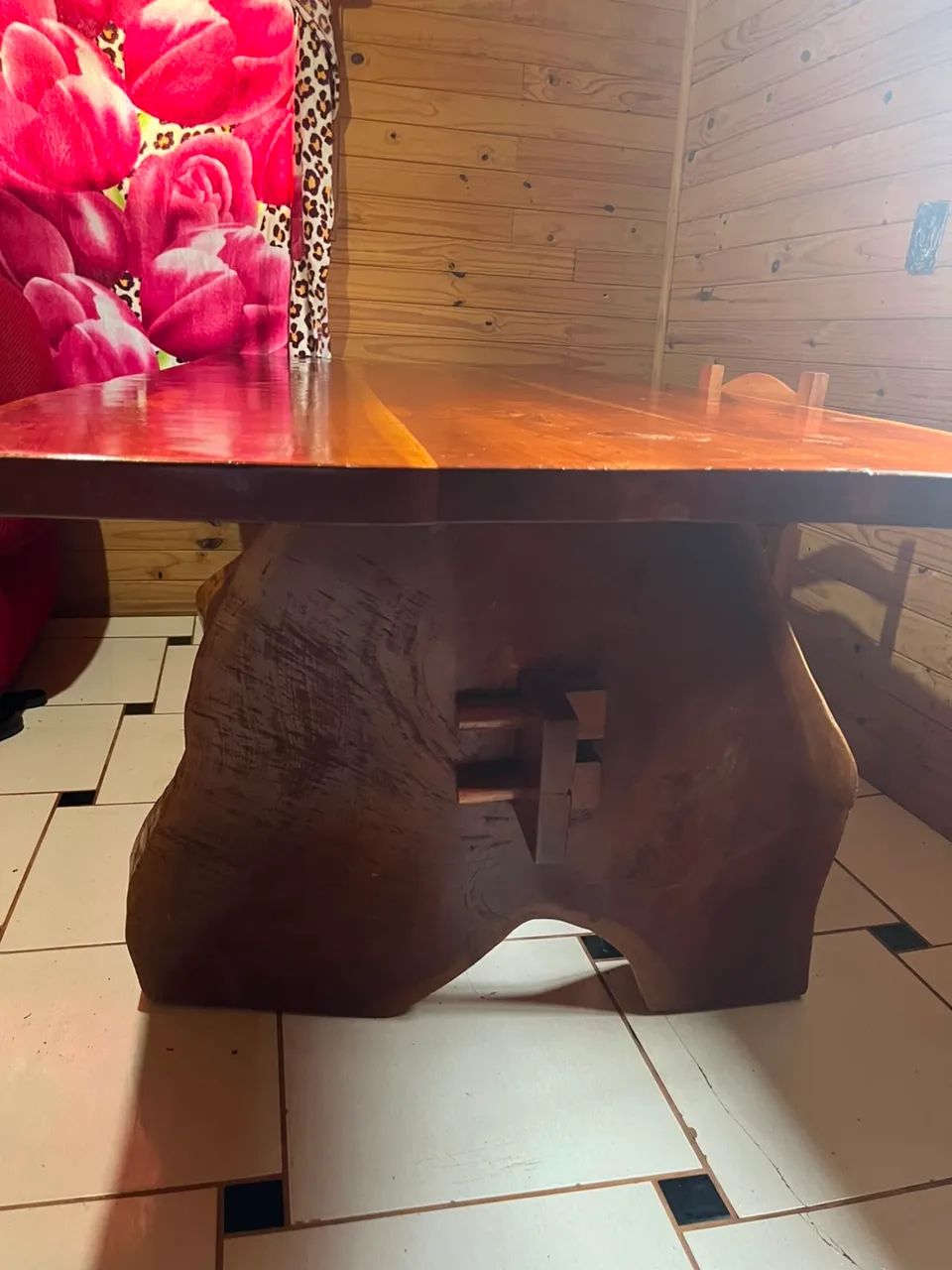 Vendo Mesa Rústica de Cedro - Foto 2