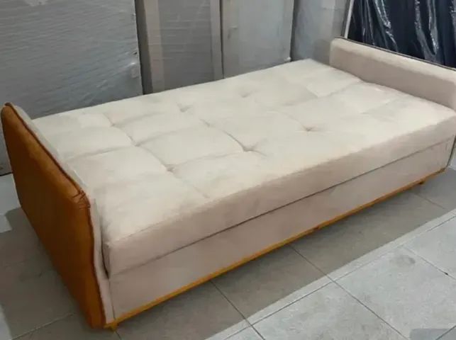 Sofá Cama Ipanema com Baú Linho 2,05m  -  Produto Novo! Pronta Entrega! - Foto 5