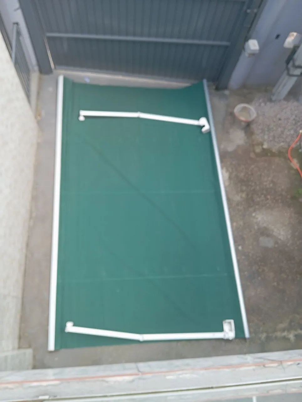 Toldo retrátil articulado verde  - Foto 3