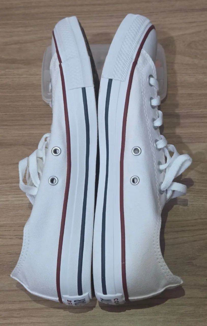 Tênis Casual Converse All Star Branco - Foto 4