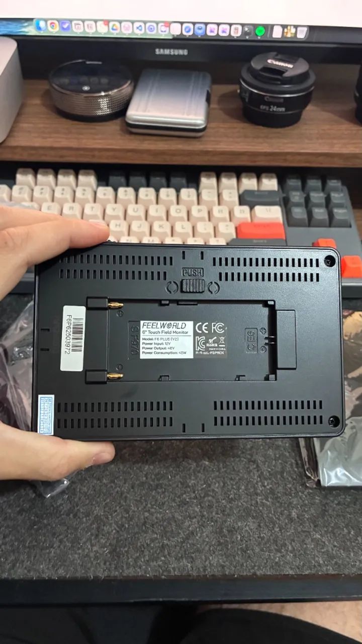 Monitor de campo FeelWorld F6 Plus V2 - usado uma única vez! - Foto 4
