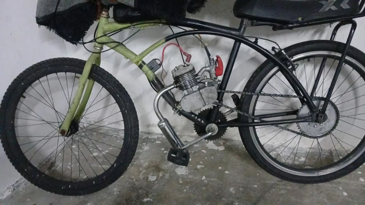 Bicicleta motorizada 80cc - Foto 2