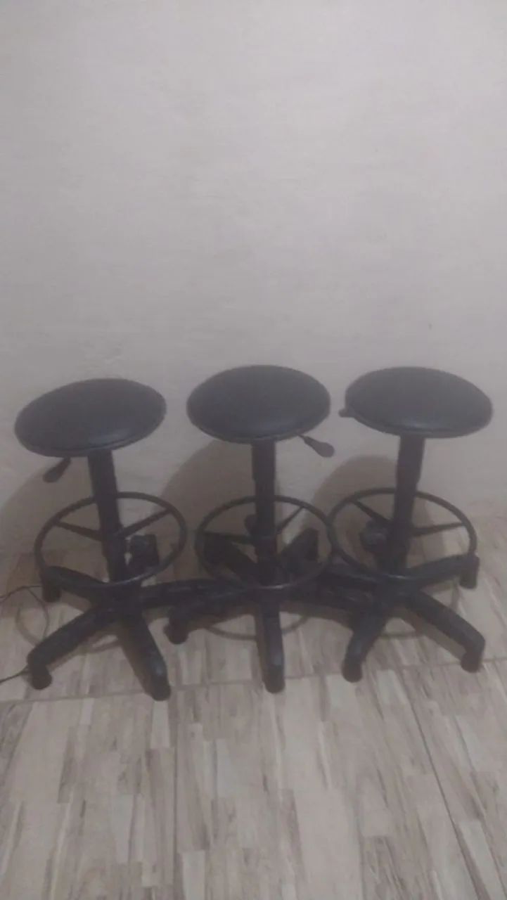 Banqueta giratória estofado - Foto 4