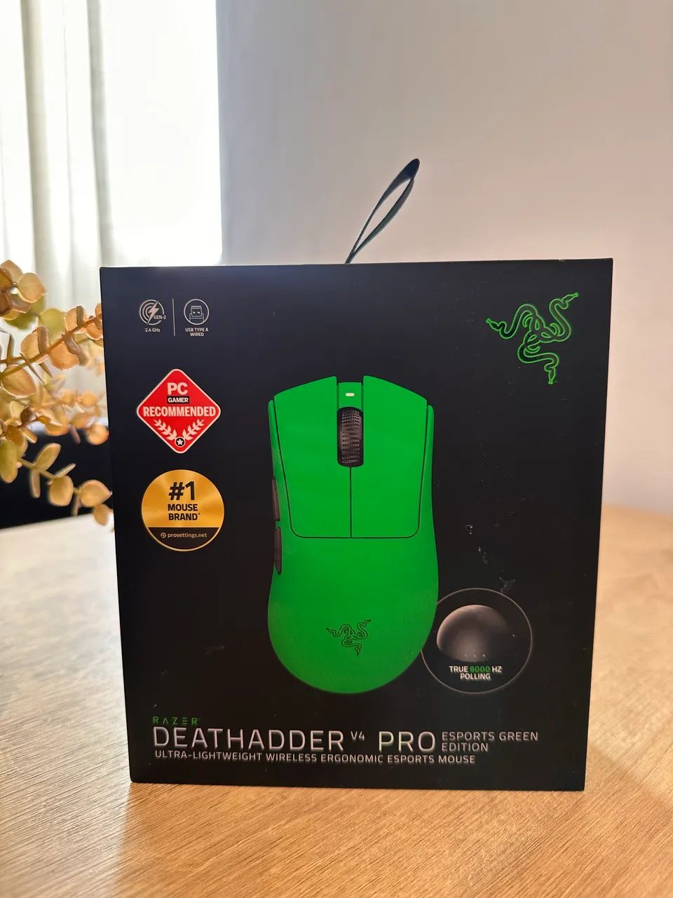 Mouse Razer DeathAdder V4 PRO - Green Edition