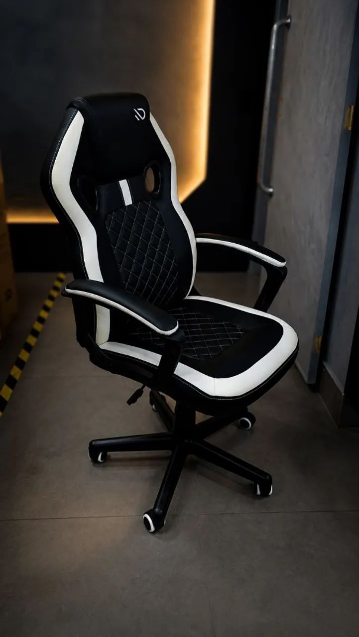 Cadeira Gamer, Duex, Black White - Foto 2