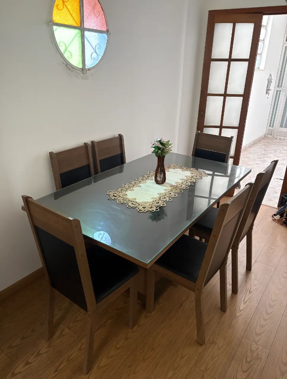 mesa de jantar 6 lugares