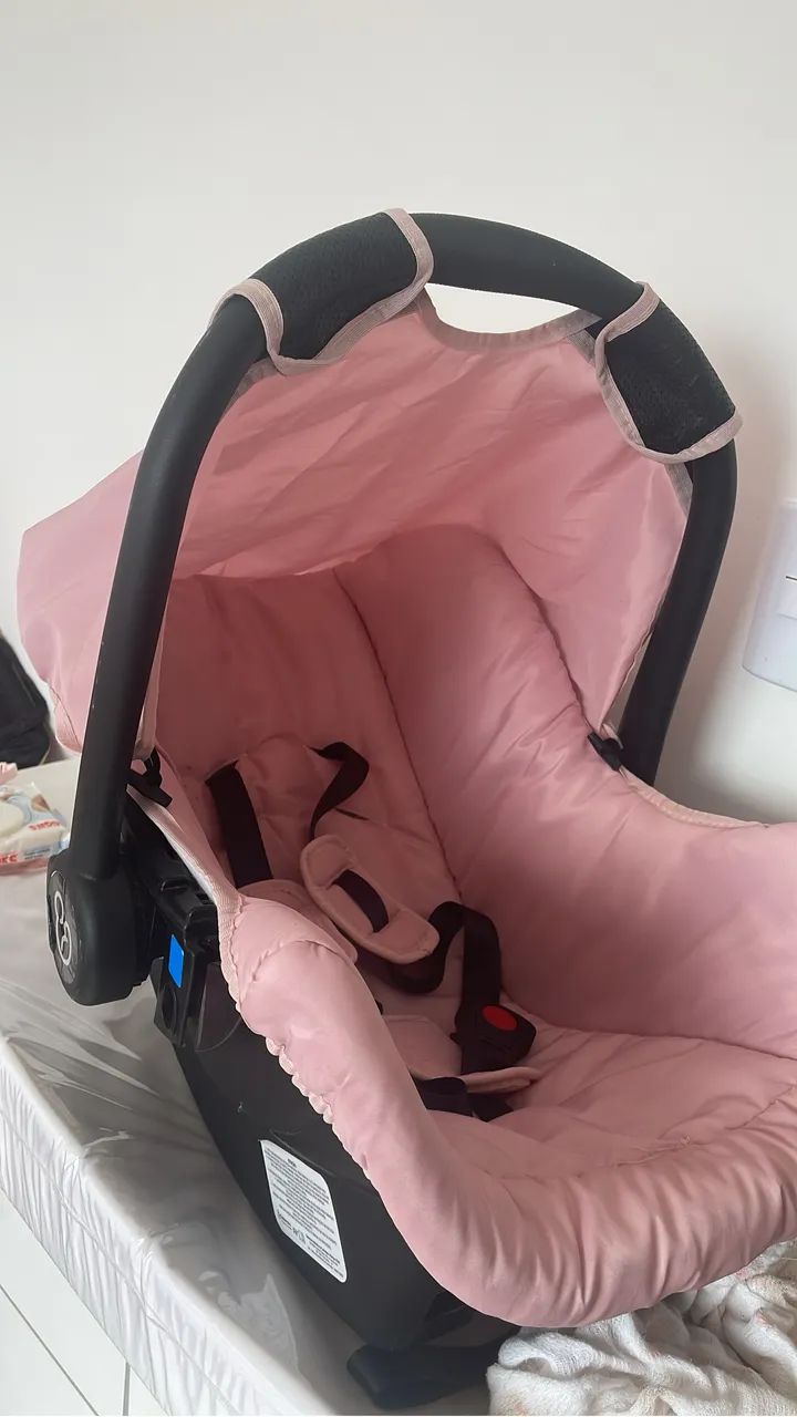Bebê conforto rosa GALZERANO  - Foto 3