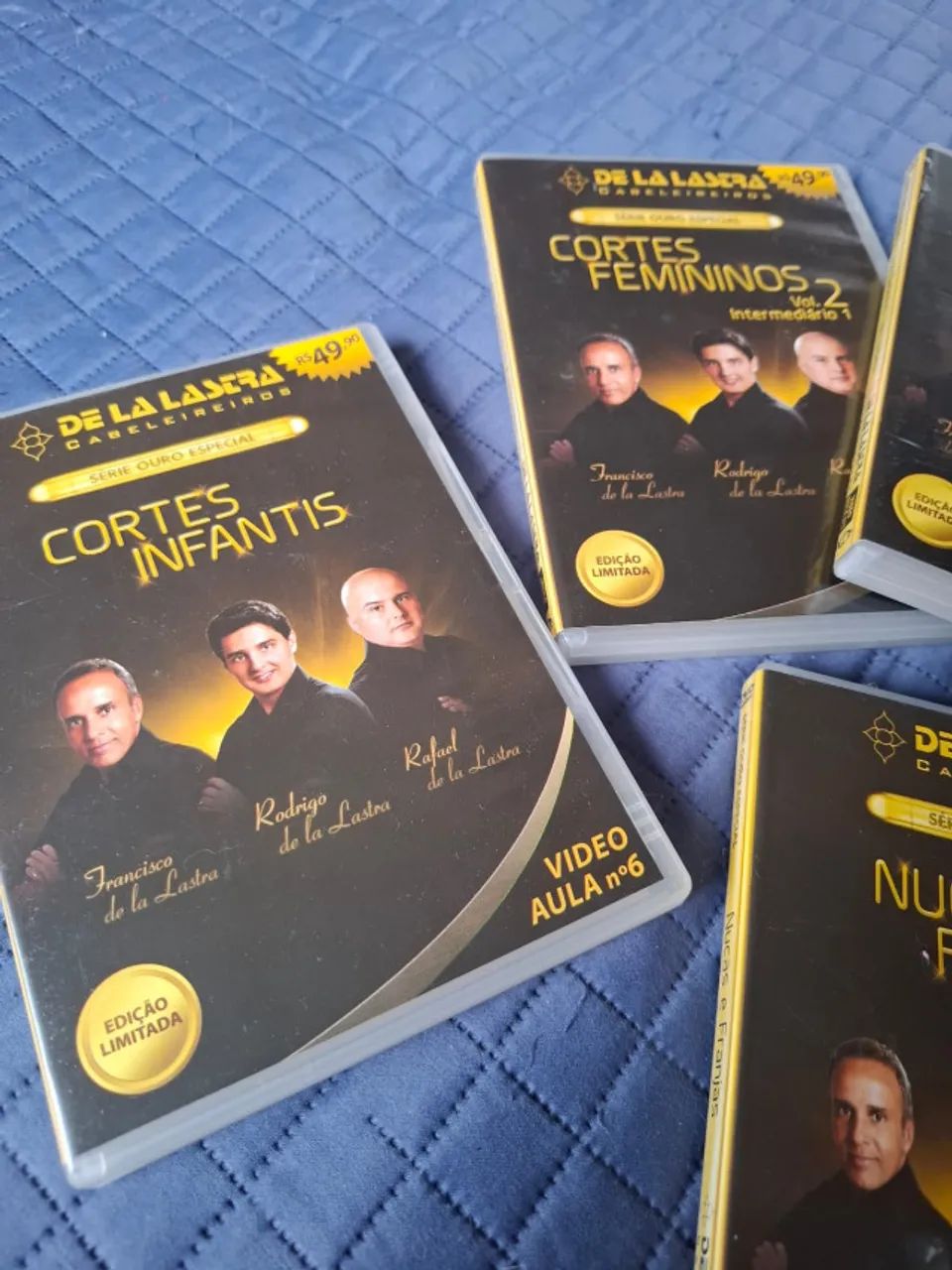 Curso de cabeleireiro Irmãos De La Lastra Completo (25 DVDs)